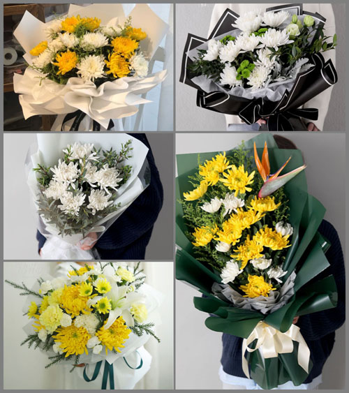 广东梅州市五华县岐岭镇荣福村白事花束代送